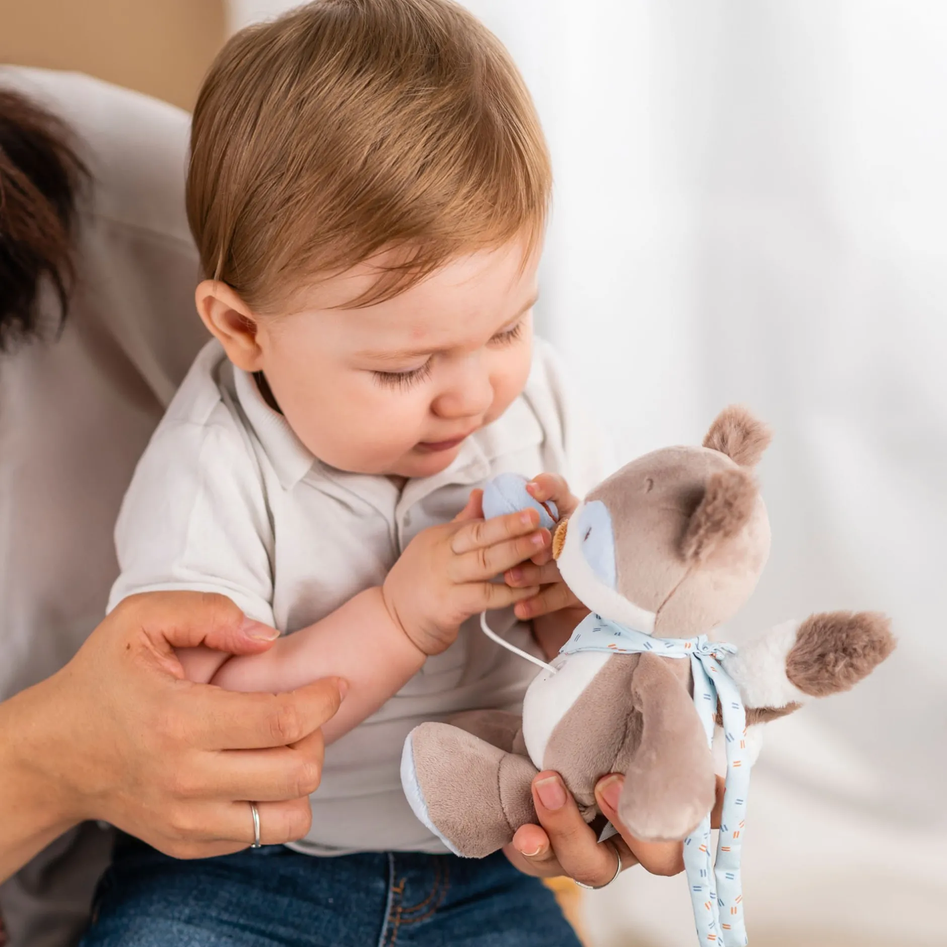 Hochets*Nattou Jim & Bob Mini musical de Bob le raton laveur