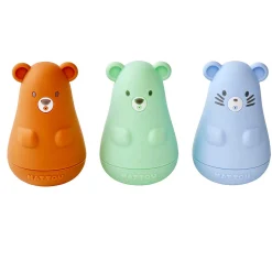 Jouets De Bain*Nattou Jouet de bain Silicone de Caramel/Bleu/Menthe