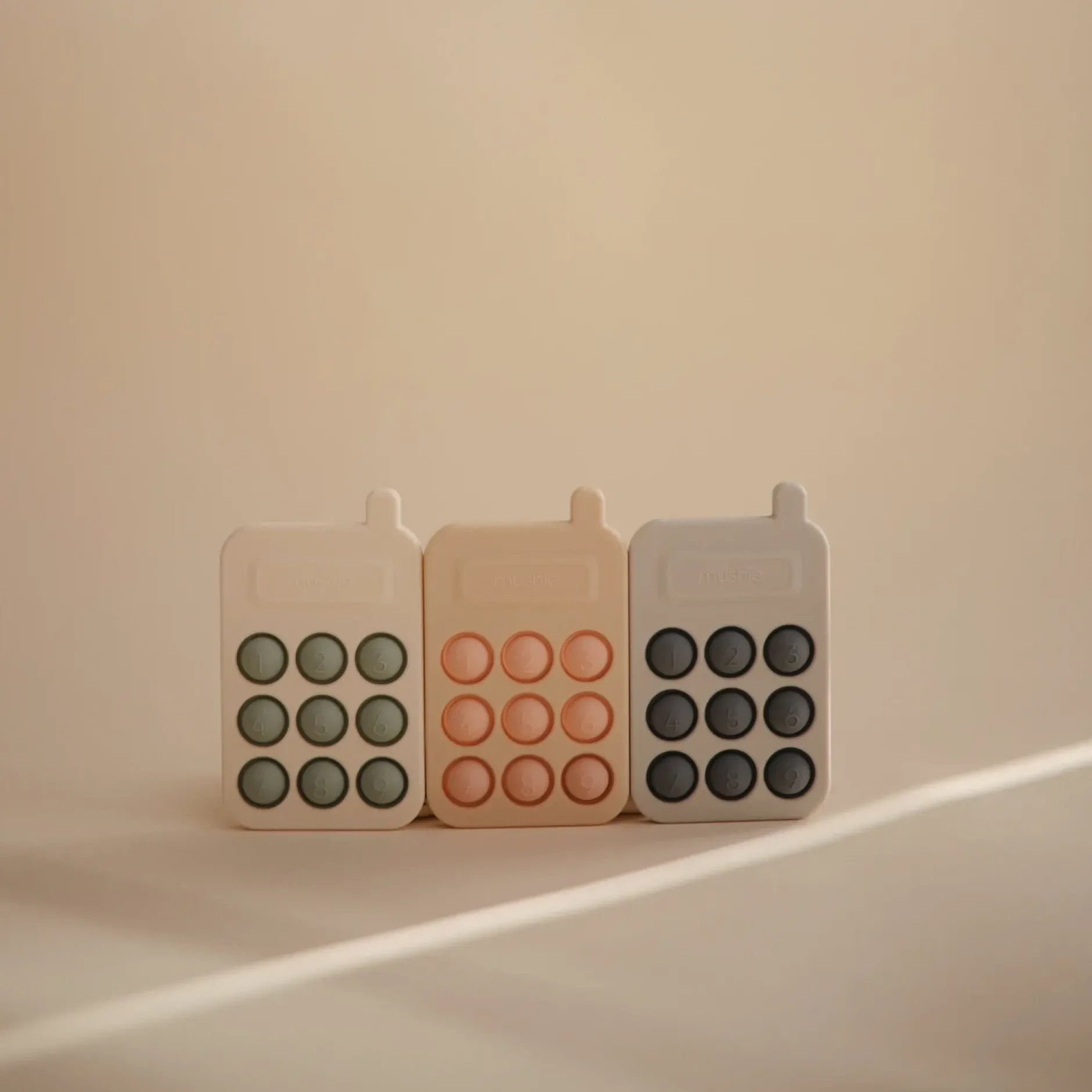 Jouets D'Activités*mushie Jouet Dentition Presse Téléphone de Rose