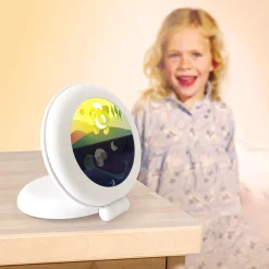 Veilleuses*Pabobo Kid'Sleep Globetrotter - Indicateur de réveil de Blanc