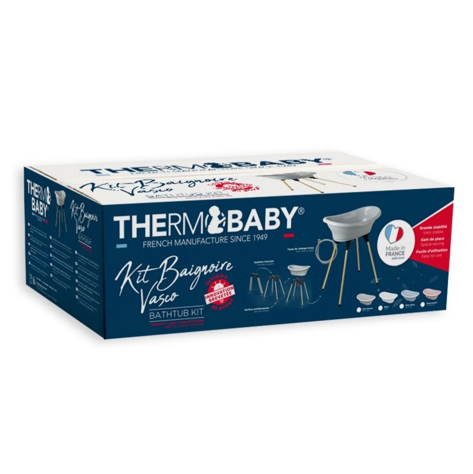 Baignoires*Thermobaby Kit de baignoire Vasco de Rose poudré