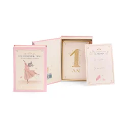 Albums*Moulin Roty La Petite École de Danse Cartes 12 mois de Rose
