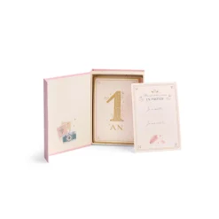 Albums*Moulin Roty La Petite École de Danse Cartes 12 mois de Rose