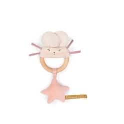 Hochets*Moulin Roty La Petite École de Danse Hochet Bois Souris de Rose