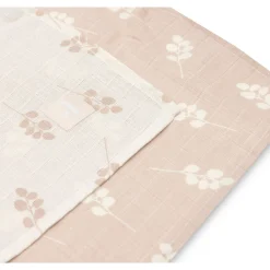 Langes*Jollein Lange Gaze de Coton Twig 115 x 115 cm de Rose Sauvage