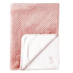 Couvertures*Nattou Lapidou couverture pineapple de Vieux rose