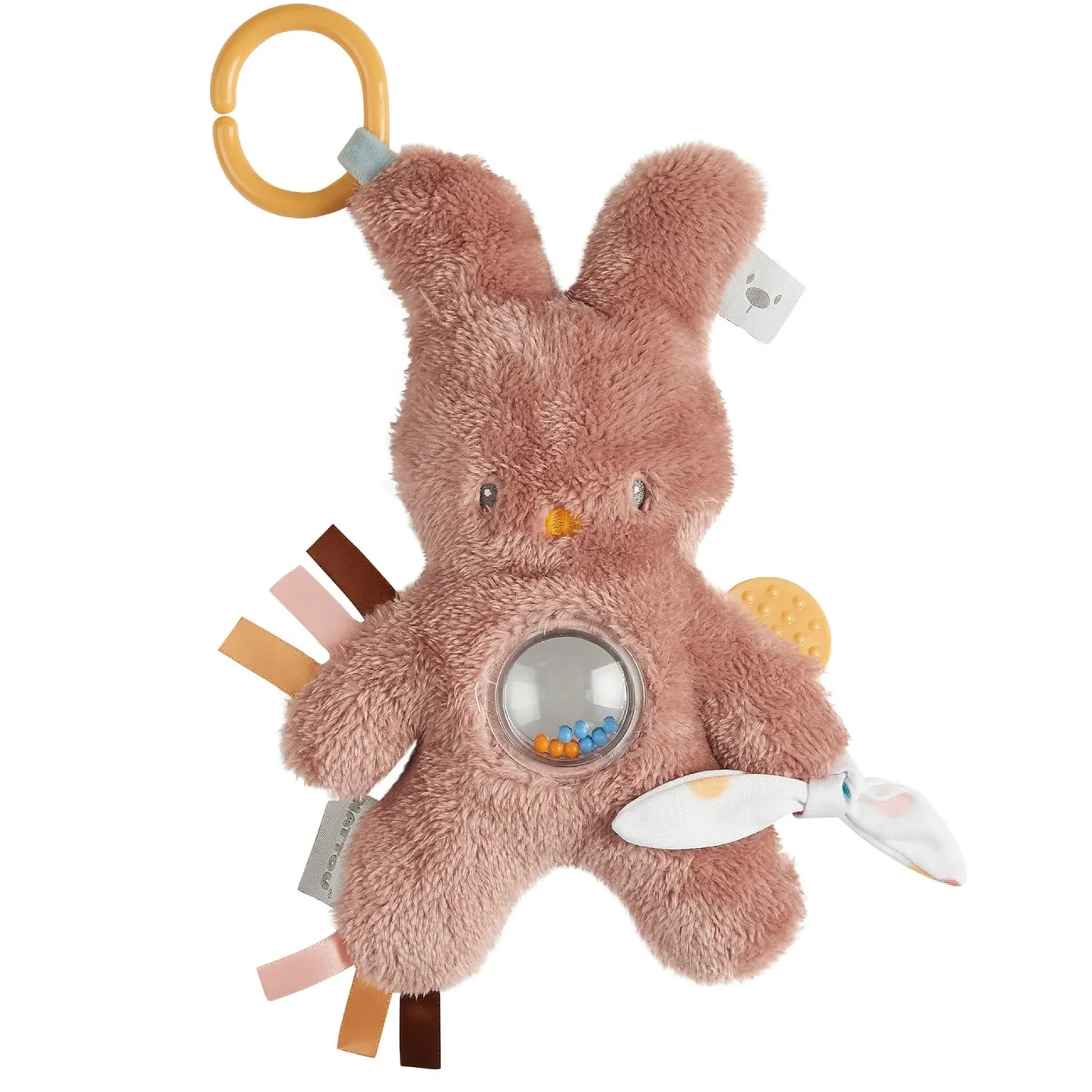 Jouets D'Activités*Nattou Lapidou Peluche d'activité Tipidou 25 cm de Vieux rose