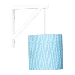 Lampes*Sauthon Baby's Sweet Home Lazare Applique Murale Lumineuse de Bleu