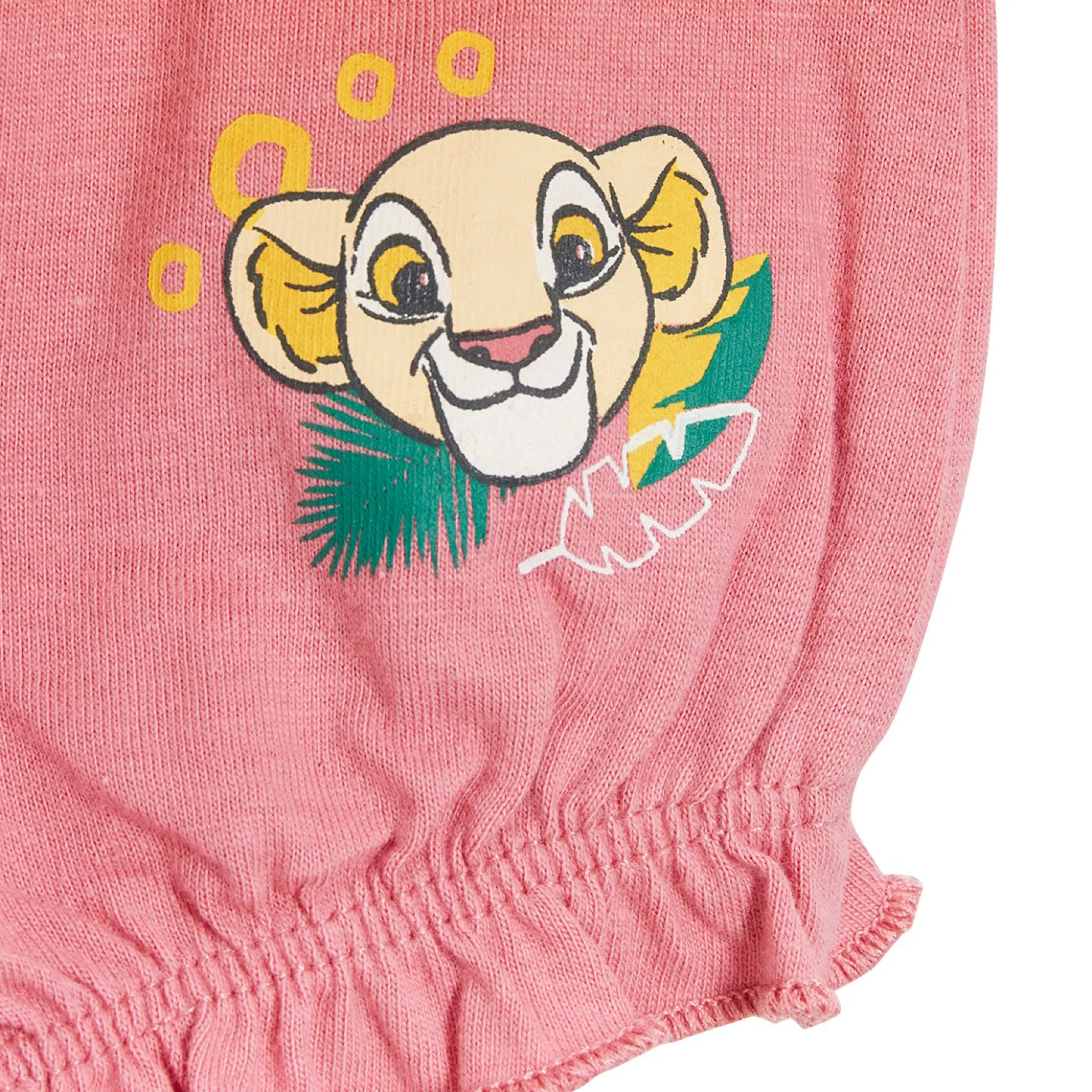 Pantalons, Shorts, Leggings|T-Shirts, Blouses, Chemises*Disney Baby Le Roi Lion Ensemble de Jaune et rose