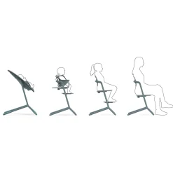 Accessoires Transats Et Balancelles*CYBEX Lemo Bouncer Stand de Stone blue