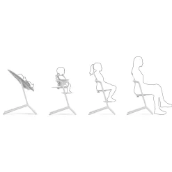 Coussins De Chaise|Autres Accessoires Pour Chaise Haute*CYBEX Lemo Lot de Coussins Confort de Stunning Black