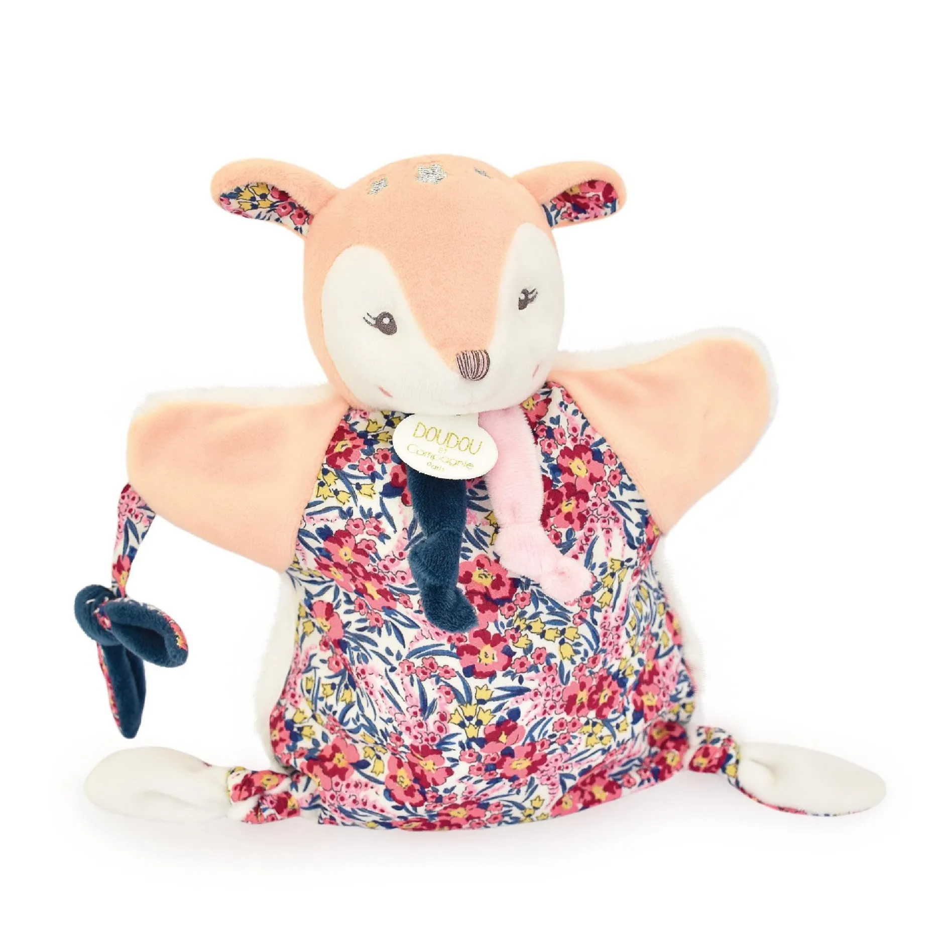 Doudous*Doudou et Compagnie Les Boh'aime Doudou marionnette 25 cm de Faon