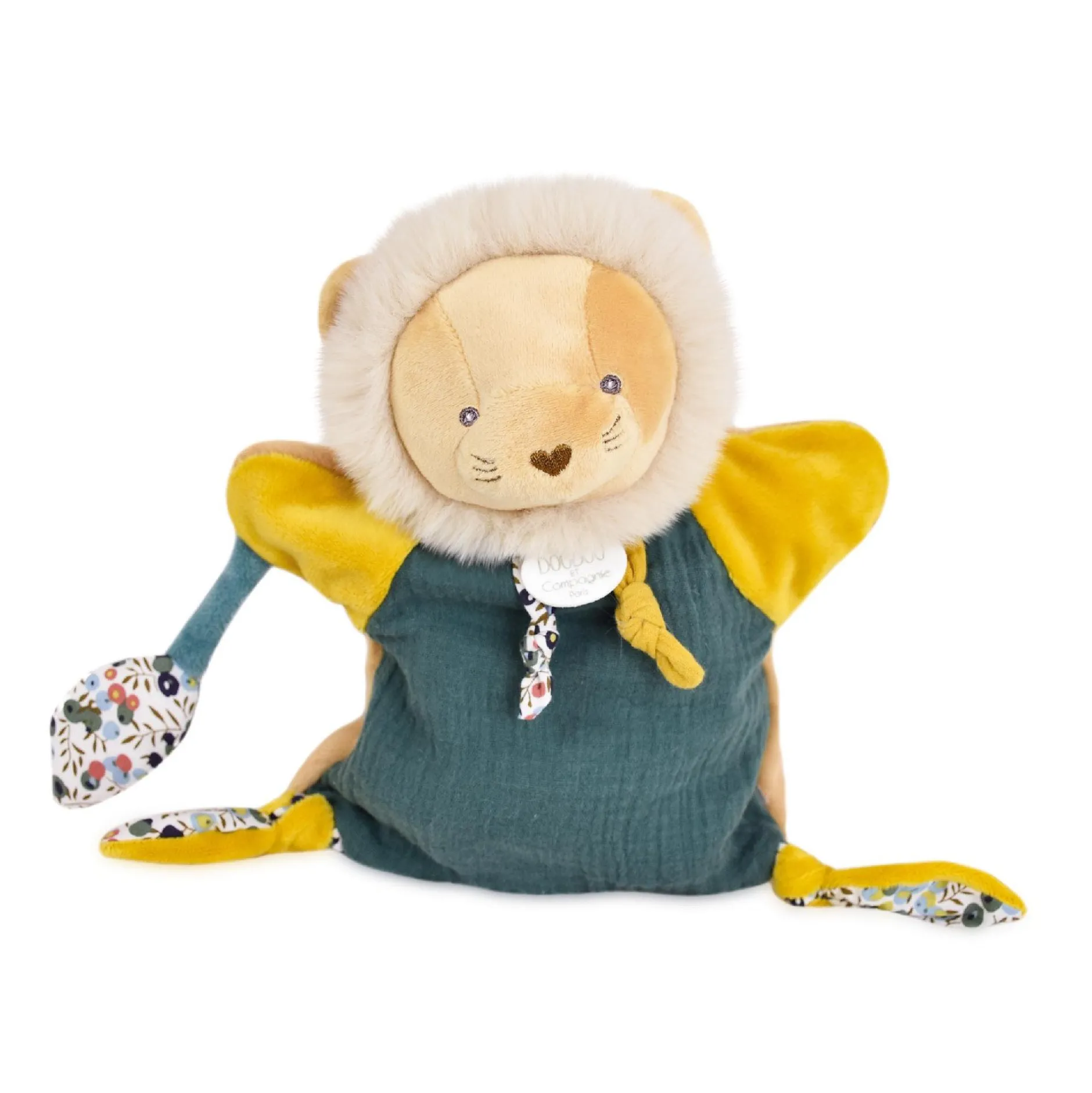 Doudous*Doudou et Compagnie Les Boh'aime Doudou marionnette 25 cm de Lion