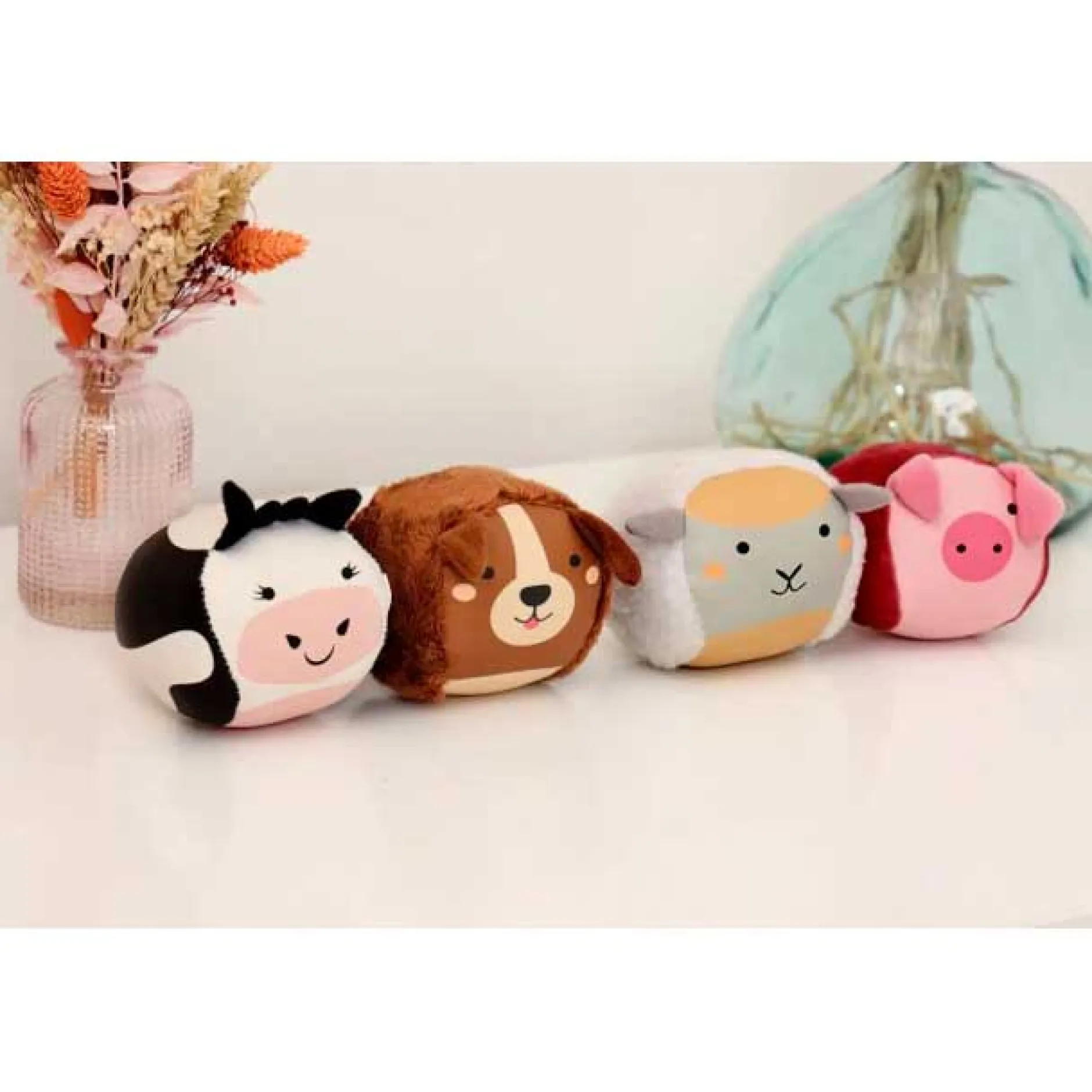 Balles & Ballons|Jouets D'Activités*Little Big Friends Les Dooballs - set de 4 balles doudous de Ferme