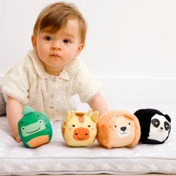 Balles & Ballons|Jouets D'Activités*Little Big Friends Les Dooballs - set de 4 balles doudous de jungle