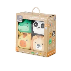 Balles & Ballons|Jouets D'Activités*Little Big Friends Les Dooballs - set de 4 balles doudous de jungle