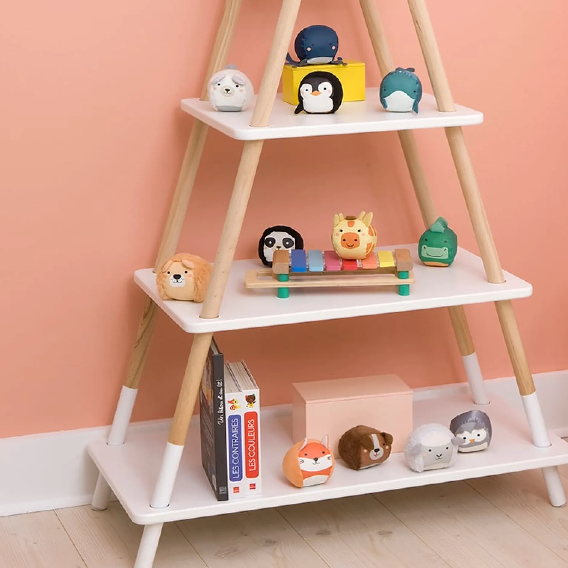 Balles & Ballons|Jouets D'Activités*Little Big Friends Les Dooballs - set de 4 balles doudous de jungle