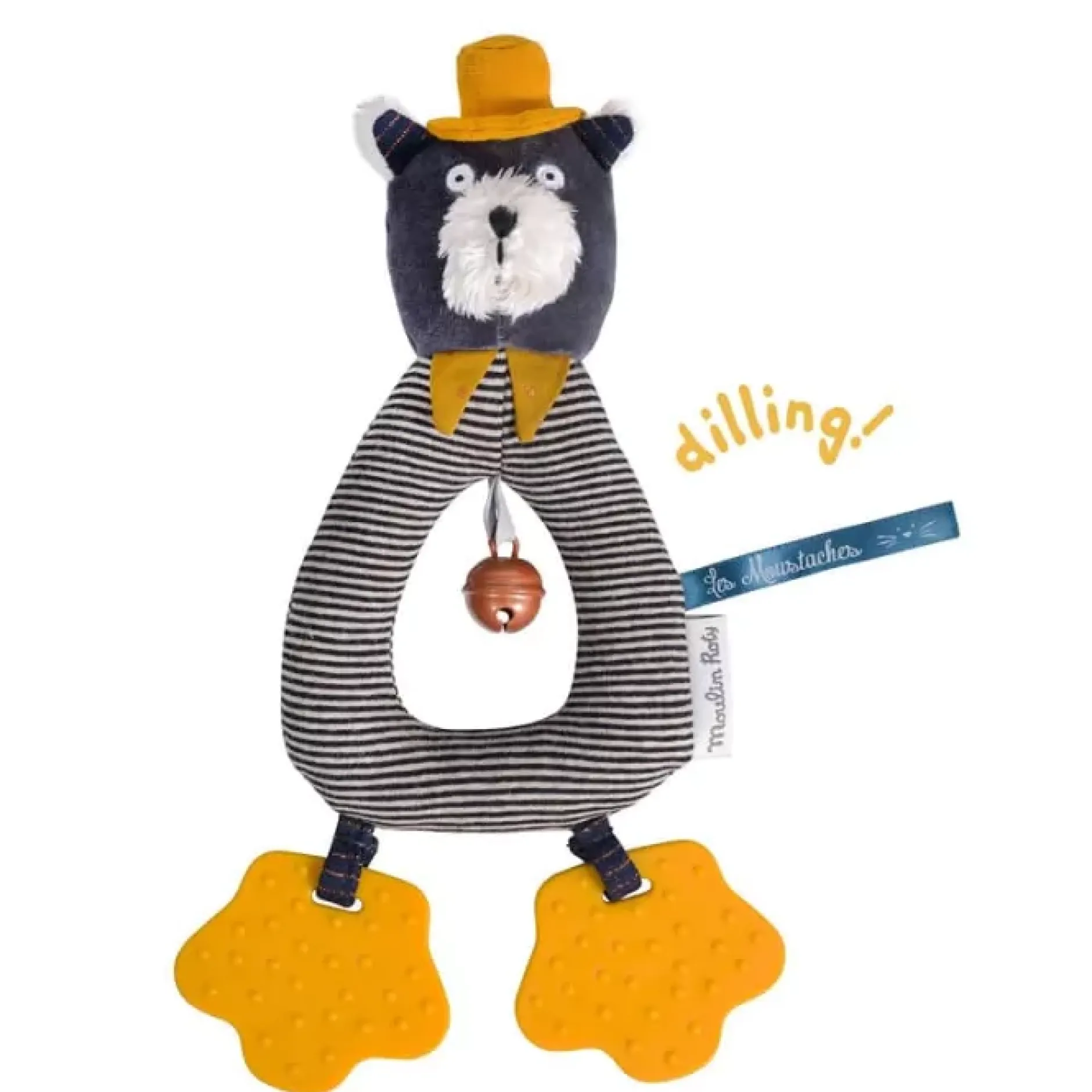 Livres|Anneaux De Dentition*Moulin Roty Les Moustaches Anneau-hochet de Alphonse le chat