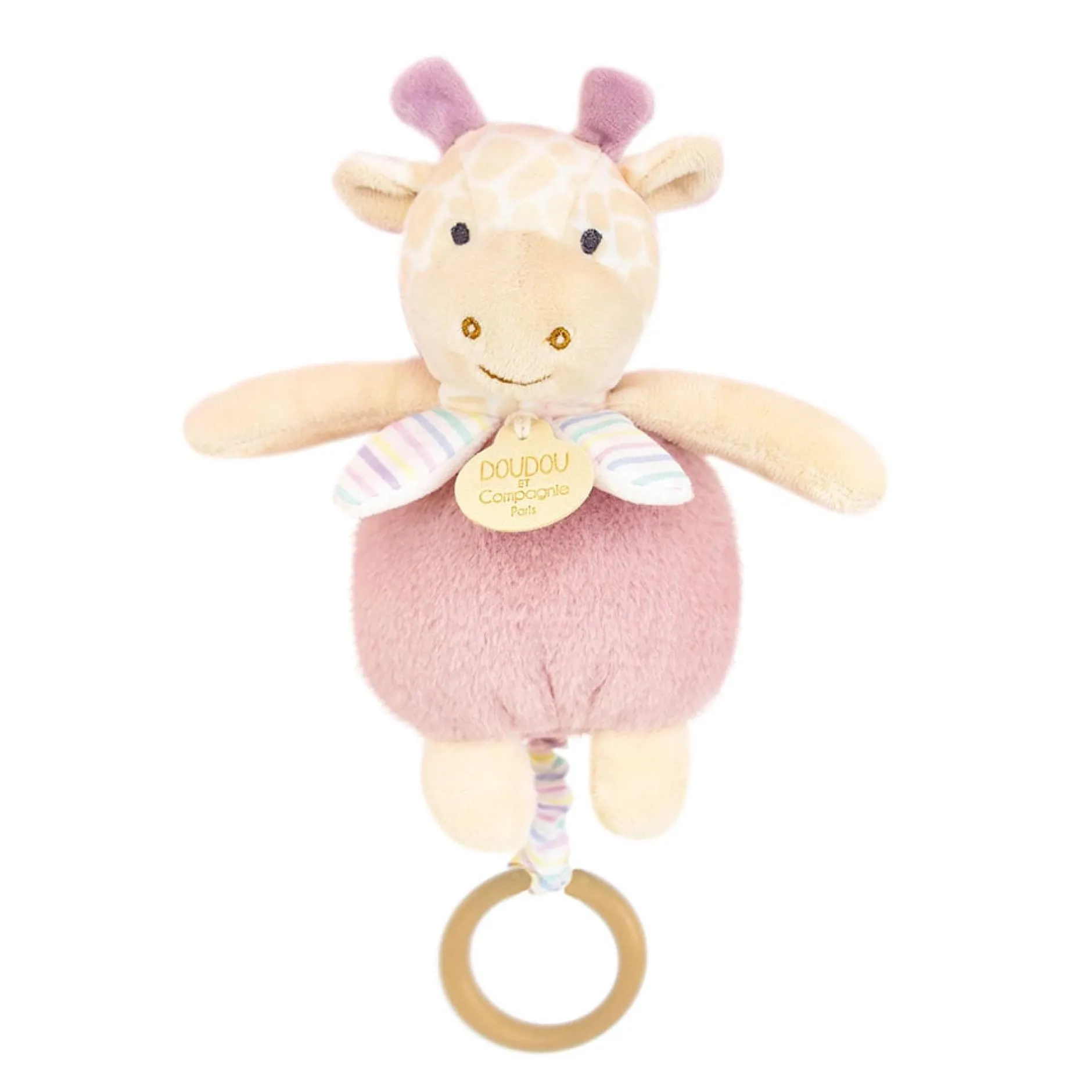 Peluches Musicales*Doudou et Compagnie Les rikikis pantins Peluche musical avec anneau de Aléatoire