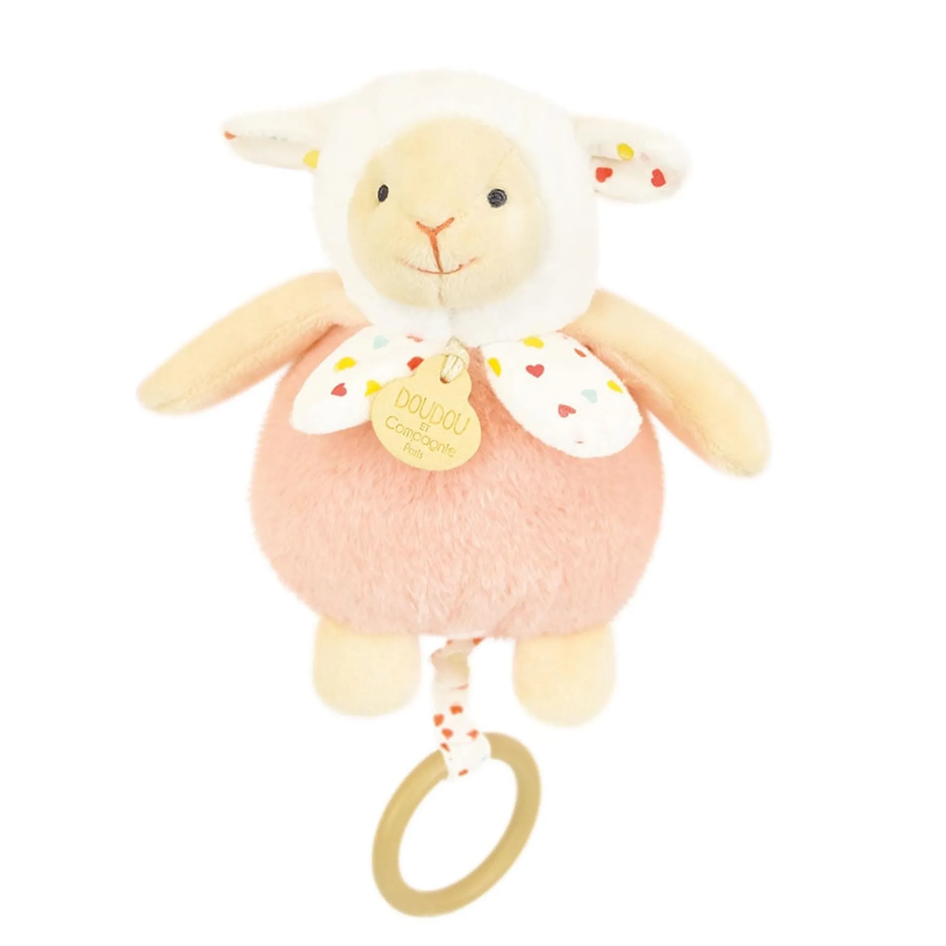 Peluches Musicales*Doudou et Compagnie Les rikikis pantins Peluche musical avec anneau de Aléatoire