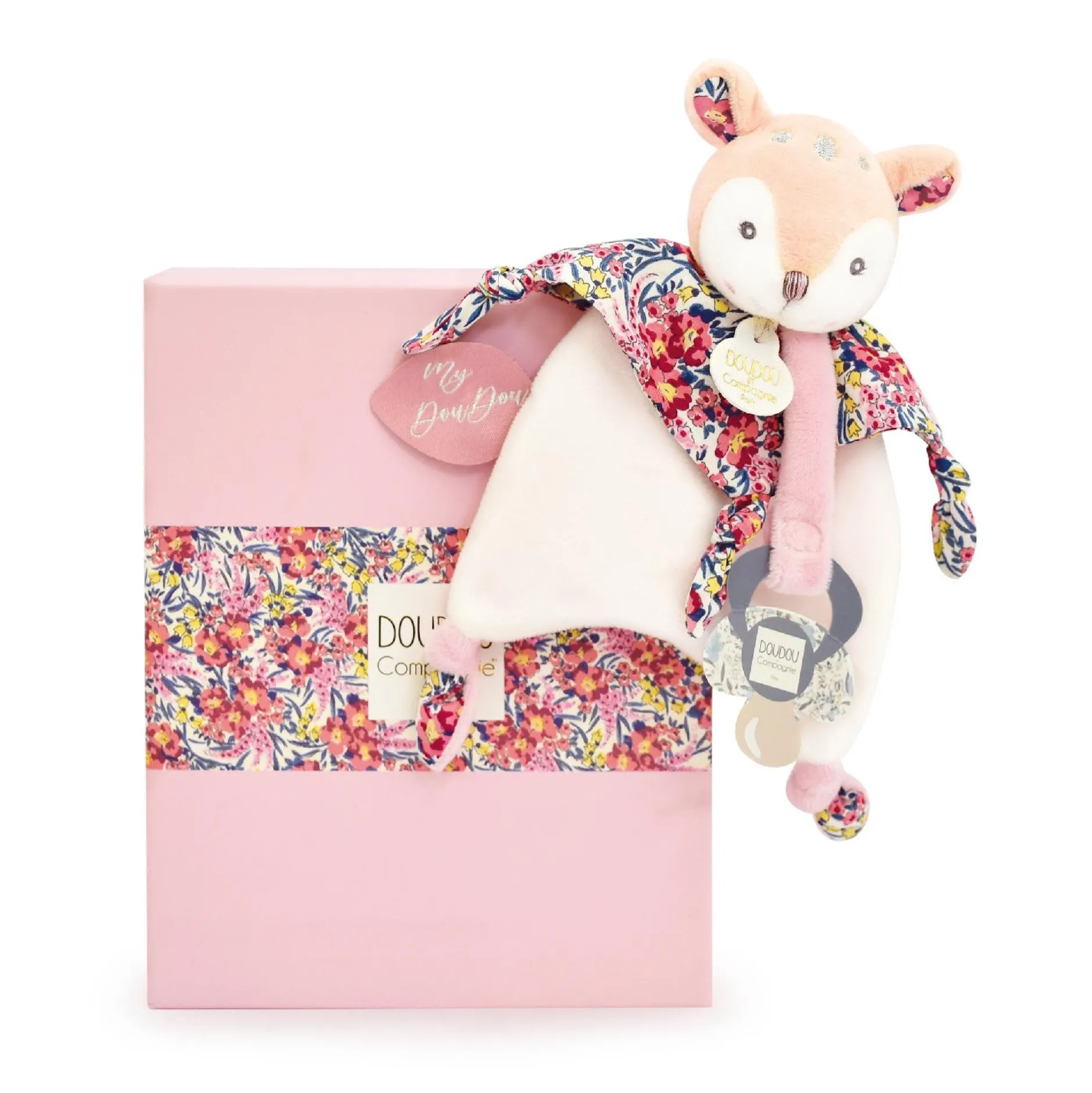 Doudous|Attaches Sucettes*Doudou et Compagnie Les Sweety Doudou 20 cm de Faon
