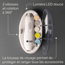 Manucure*Tommee Tippee Lime à Ongles Électrique de