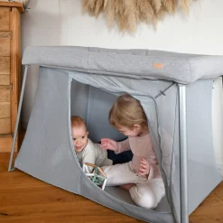 Lits Parapluies|Lits Parapluies*Béaba Lit Parapluie 3-en-1 Easy Sleep de Gris chiné