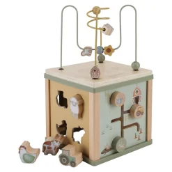 Jouets En Bois|Jouets D'Activités*Little Dutch Little Farm Cube d'activités en bois de