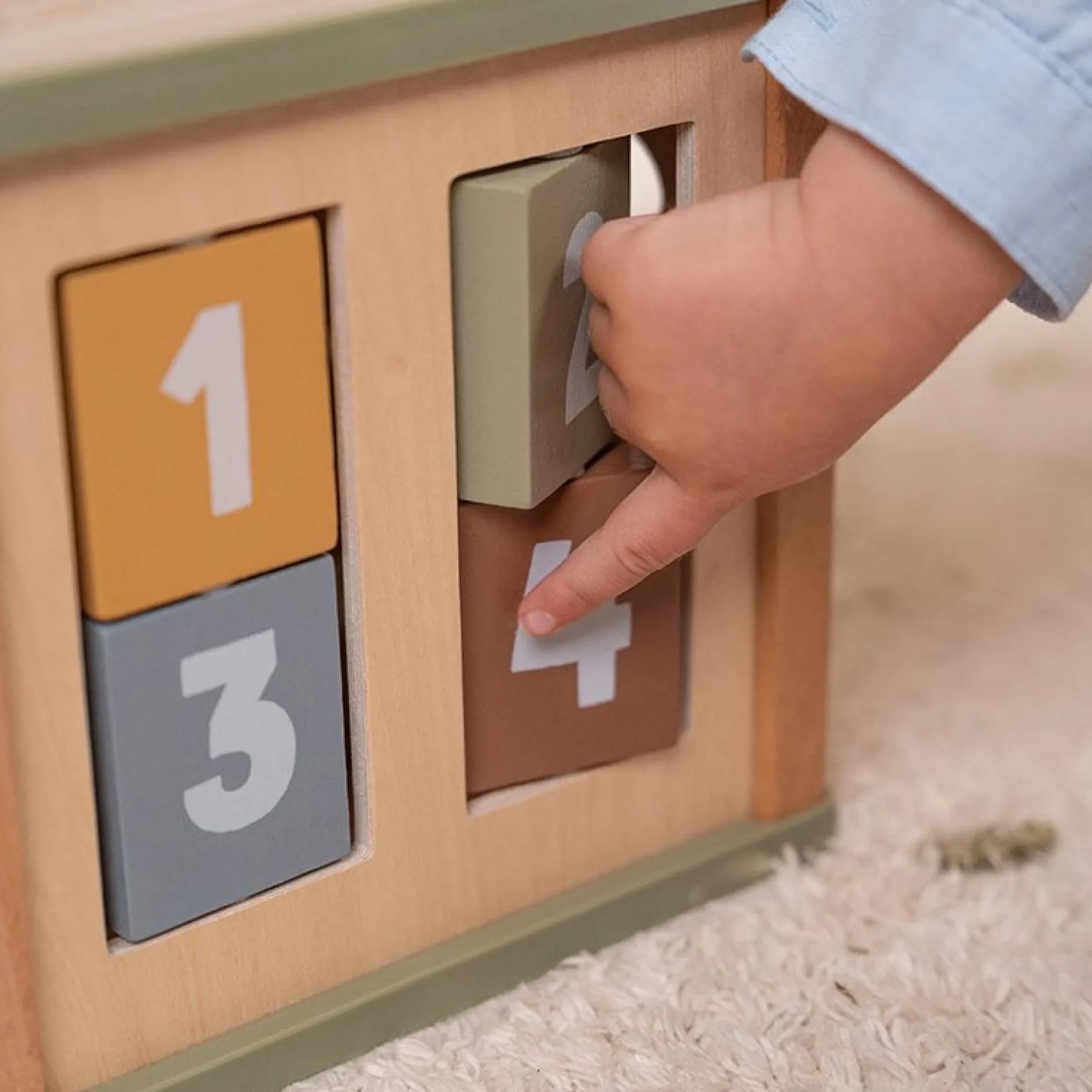 Jouets En Bois|Jouets D'Activités*Little Dutch Little Farm Cube d'activités en bois de