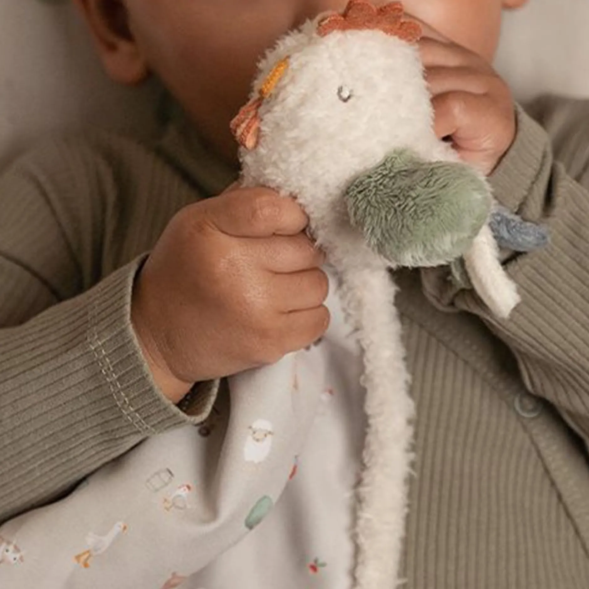 Doudous*Little Dutch Little Farm Doudou Poule de Vert