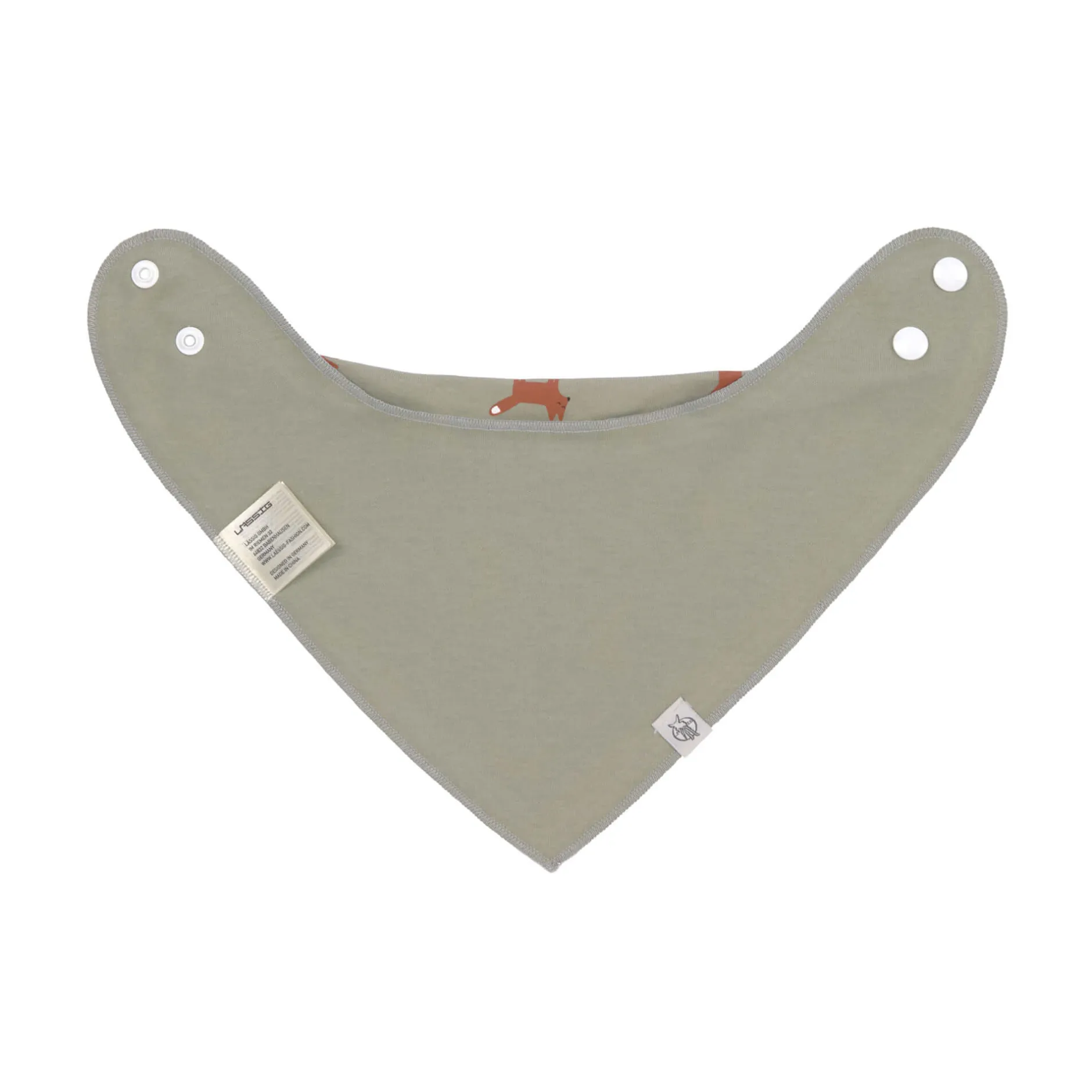 Bavoirs*Lässig Little Forest Lot de 2 bavoirs bandanas de Renard