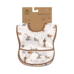 Bavoirs*Lässig Little Mateys Lot de 2 bavoirs avec poche de Royal bleu