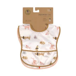 Bavoirs*Lässig Little Mateys Lot de 2 bavoirs avec poche de Orange épicée