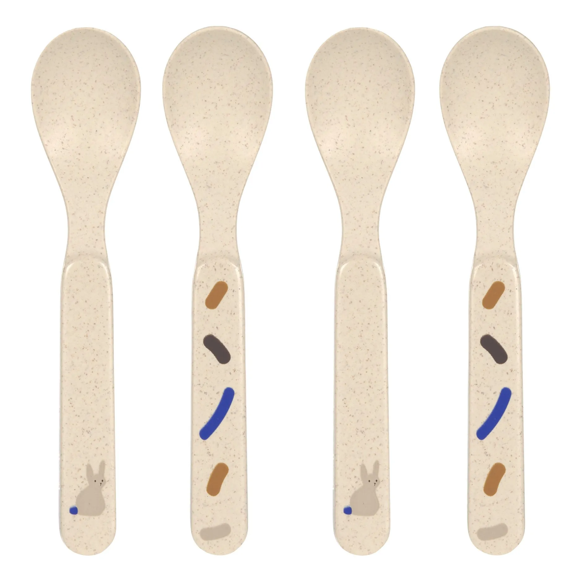 Couverts*Lässig Little Mateys Lot de 4 Cuillères Bébé de Royal Bleu