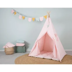 Jouets D'Activités*Little Dutch Little Pink Flowers Tente de jeu de