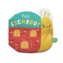 Livres*AUZOU Livre Comptines en tissu - Accordéon de Petit Escargot