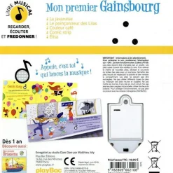 Livres*PlayBac Livre musical Mon premier Gainsbourg de