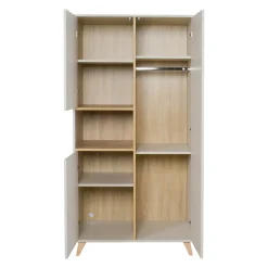Armoires 2 Portes*Quax Loft armoire 3 portes 1 compartiment de Argile
