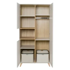 Armoires 2 Portes*Quax Loft armoire 3 portes 1 compartiment de Argile