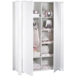 Armoires 2 Portes*Sauthon Baby's Sweet Home Loft armoire 2 portes de Blanc