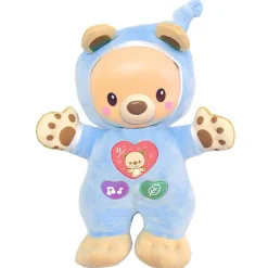 Peluches Musicales*Vtech Léon mon lumi ourson de Bleu