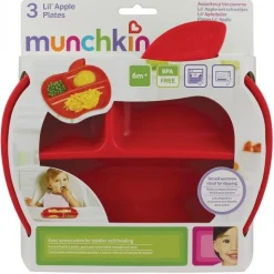 Assiettes*Munchkin Lot 3 assiettes Petite Pomme de