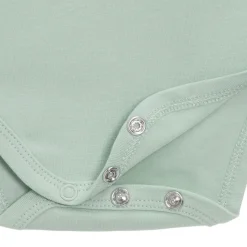 Bodies*P'tit bisou Lot 2 bodies à bretelles Trousseau Mon Chaton de Vert Sauge