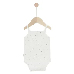 Bodies*P'tit bisou Lot 2 bodies à bretelles Trousseau Mon Chaton de Vert Sauge