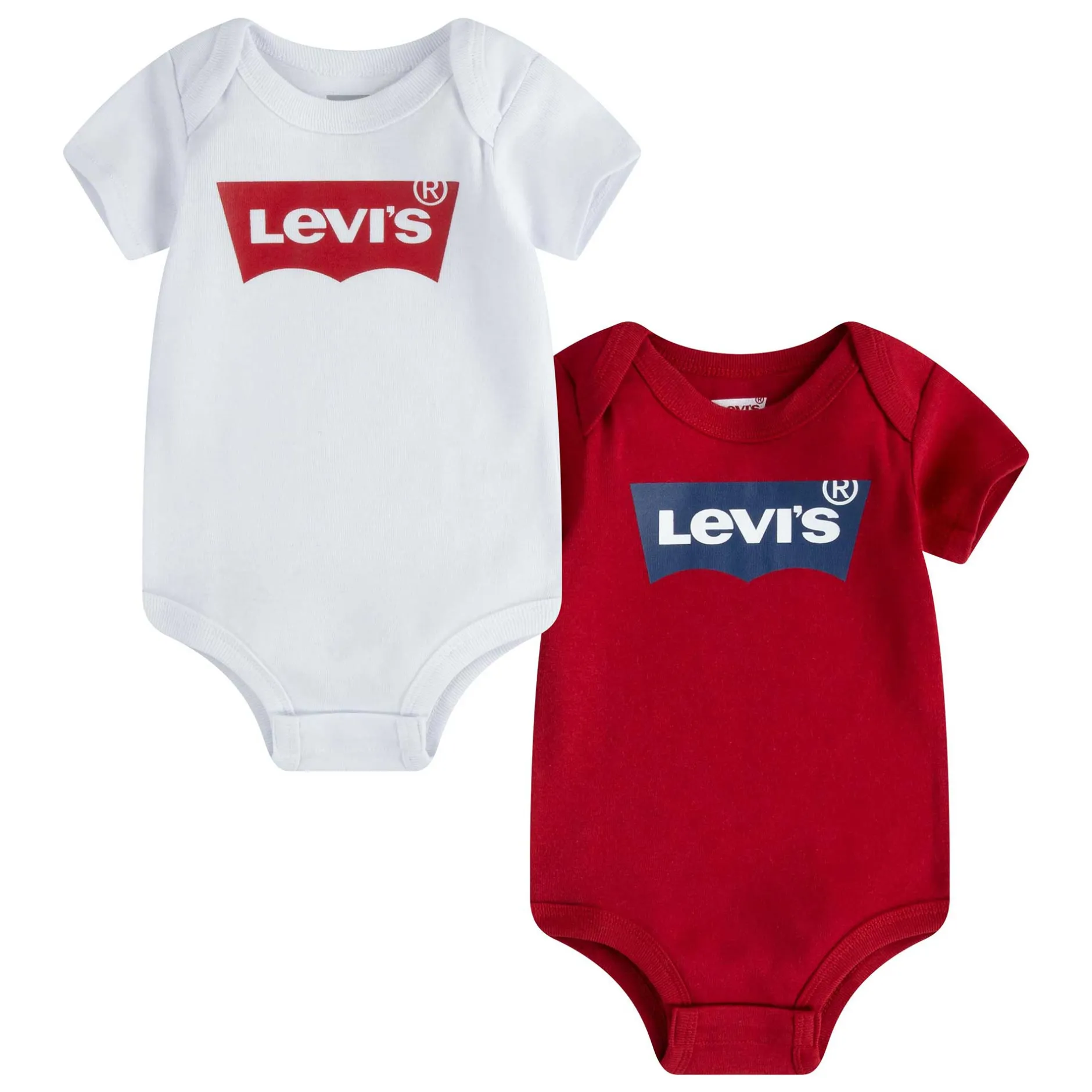 Bodies|Bodies*Levi's Kids Lot 2 bodies manches courtes de Rouge / Blanc