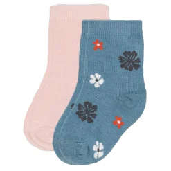 Chaussettes, Collants, Chaussons*Petit Bateau Lot 2 paires de chaussettes 15/18 de Imprimé/Rose