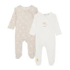 Pyjamas|Vêtements Naissance*Marèse Lot 2 pyjamas Petit Koala de Écru/Beige