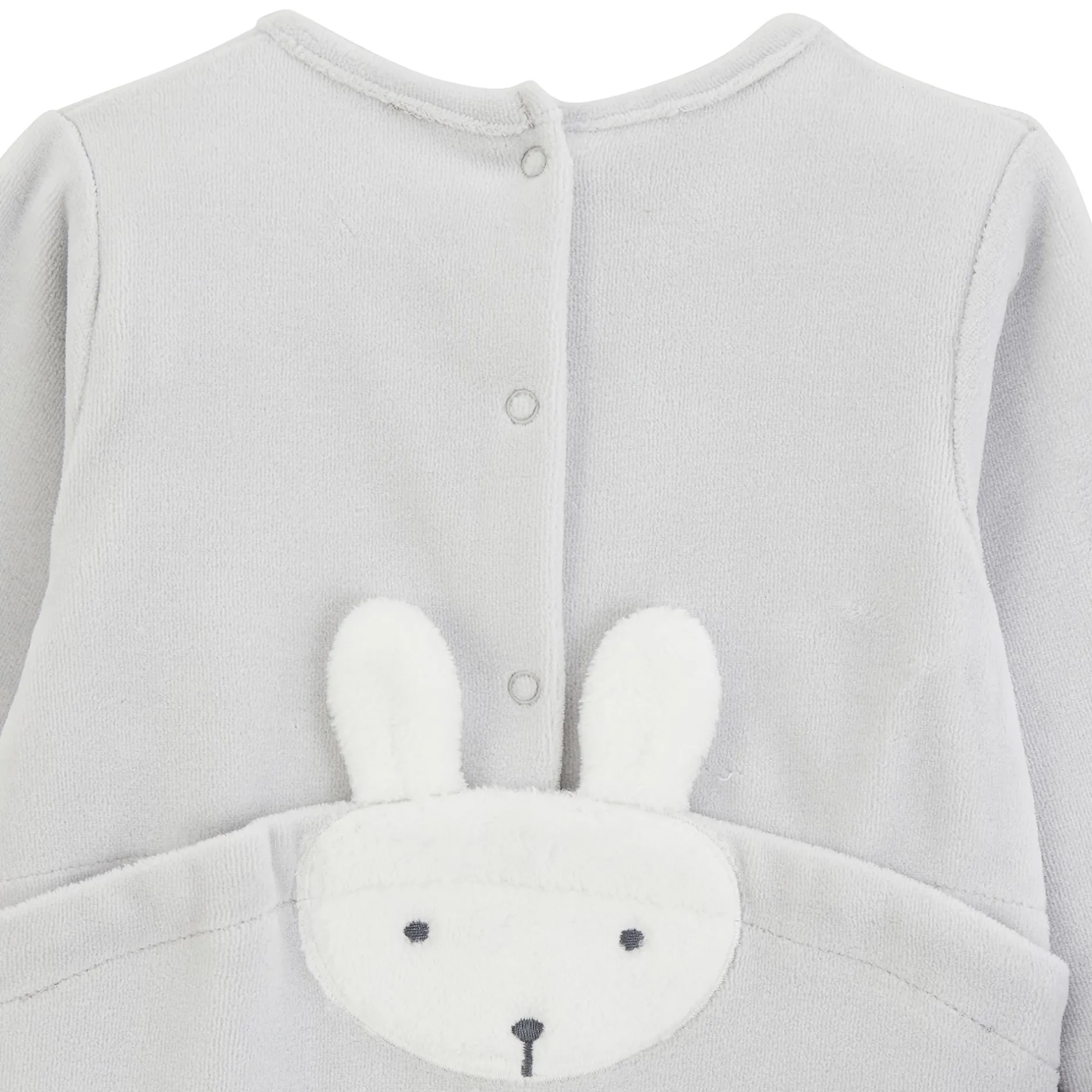 Pyjamas|Vêtements Naissance*P'tit bisou Lot 2 pyjamas velours Lapin Câlin 0 mois de Blanc