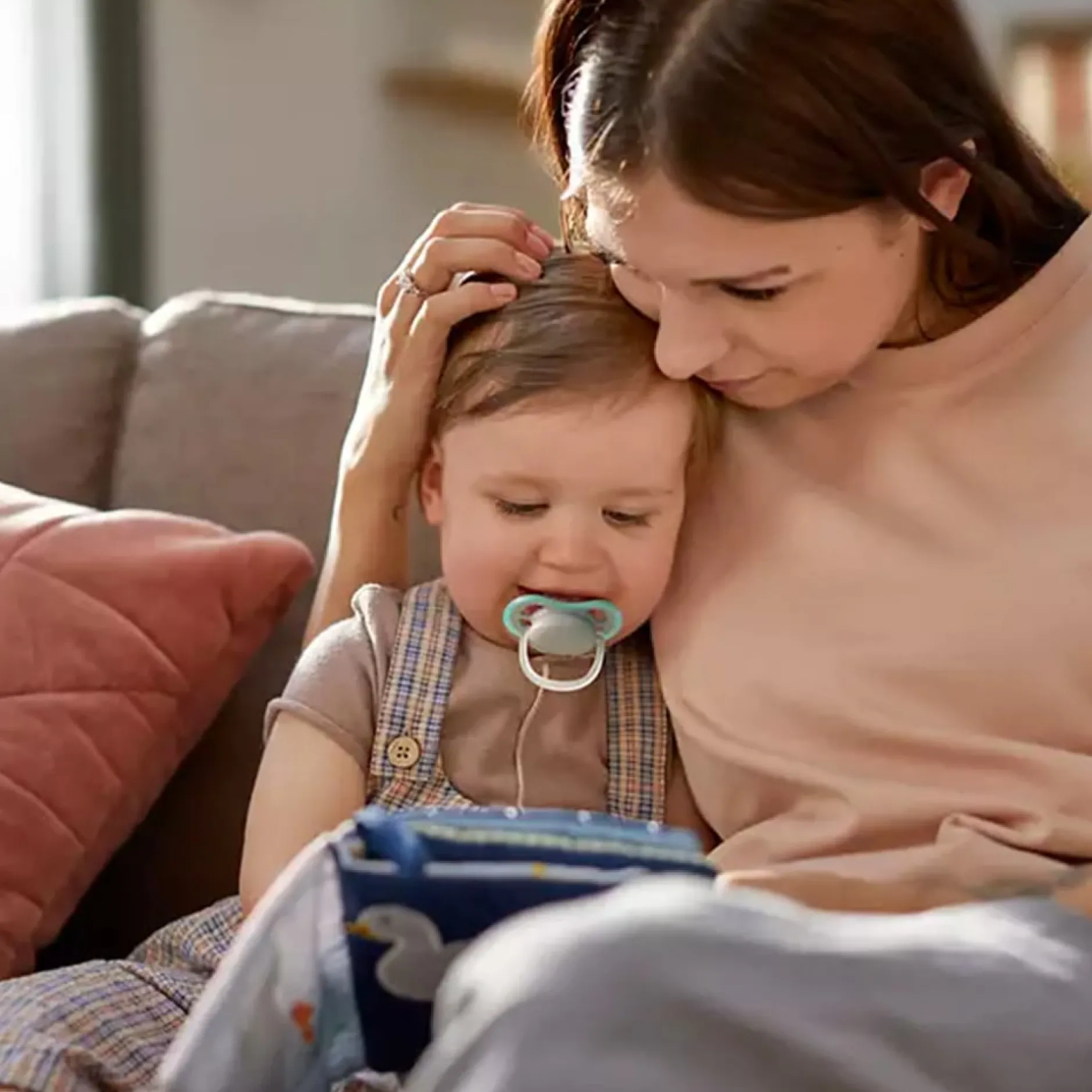 Sucettes*Philips AVENT Lot 2 sucettes ultra air 18 mois + de Gris/Bleu