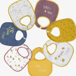 Bavoirs*Trois Kilos Sept Lot de 7 Bavoirs de Flowers